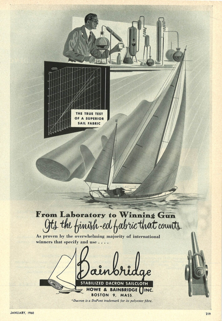 A vintage advertisement for the bainbridge gin.